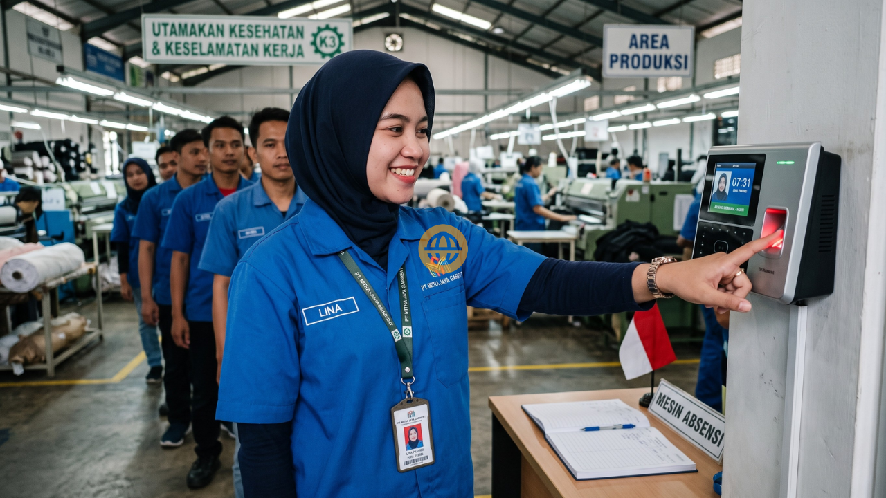 Contoh Absensi Kehadiran Karyawan
