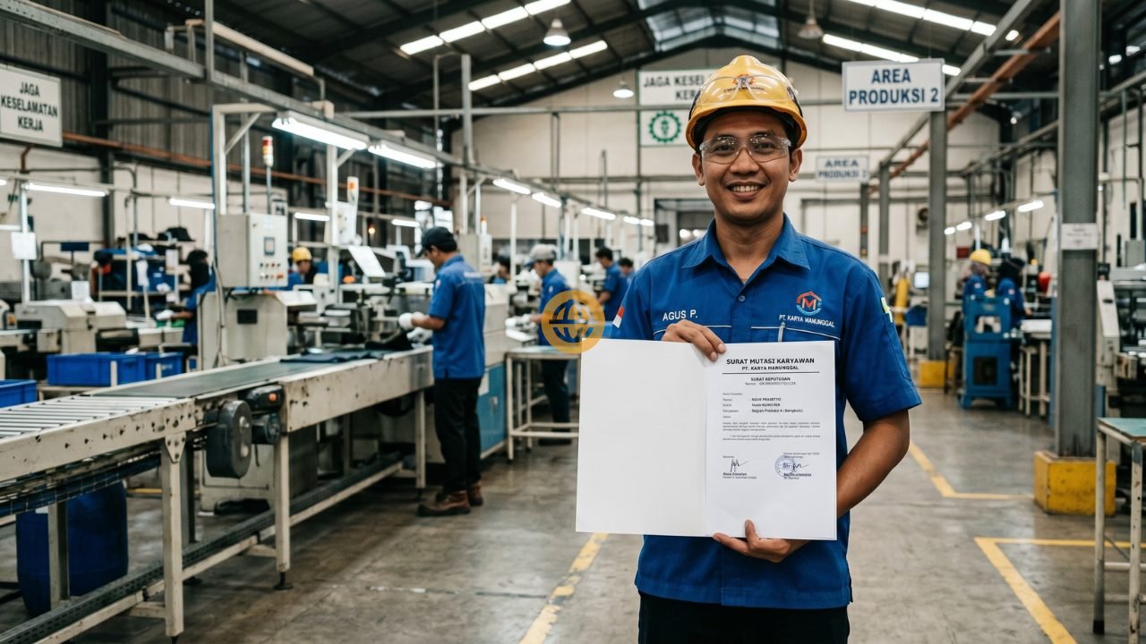 Contoh Surat Mutasi Karyawan